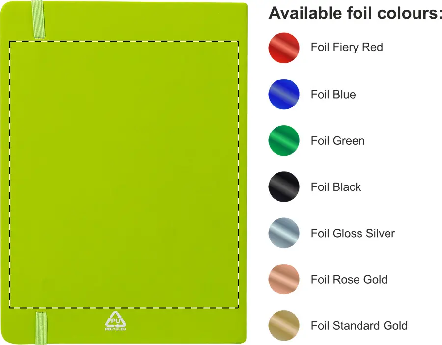 Foil debossing – Back side – foil debossing