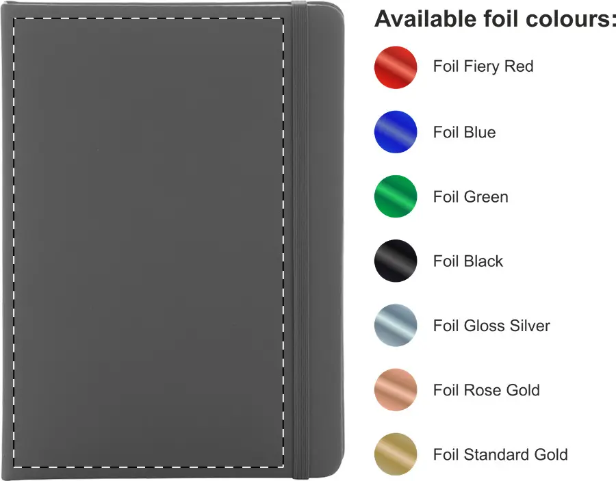Foil debossing – Front side – foil debossing