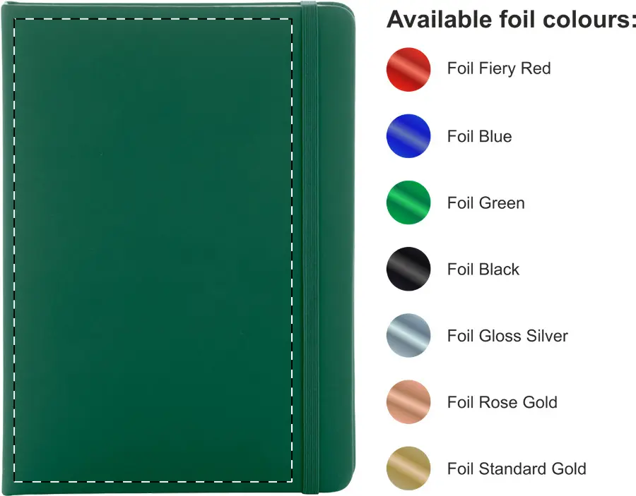 Foil debossing – Front side – foil debossing