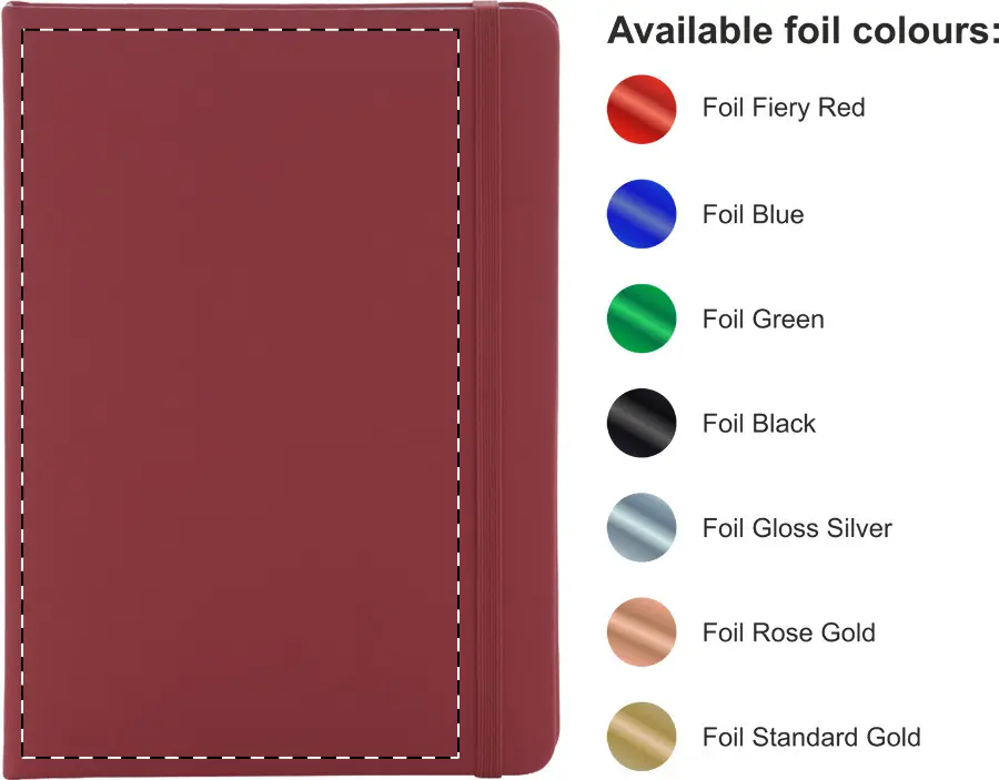 Foil debossing – Front side – foil debossing