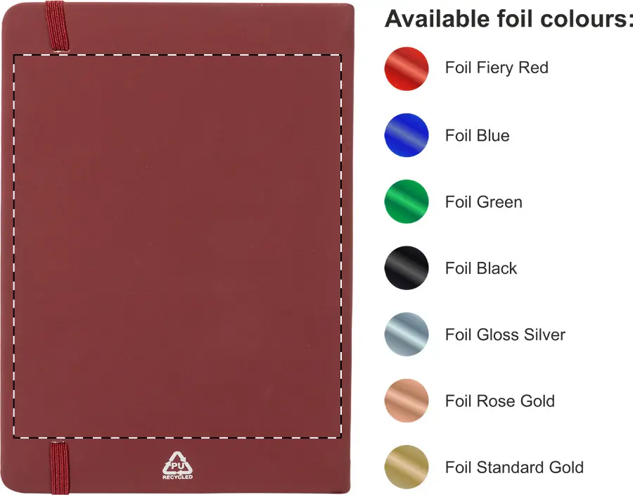 Foil debossing – Back side – foil debossing