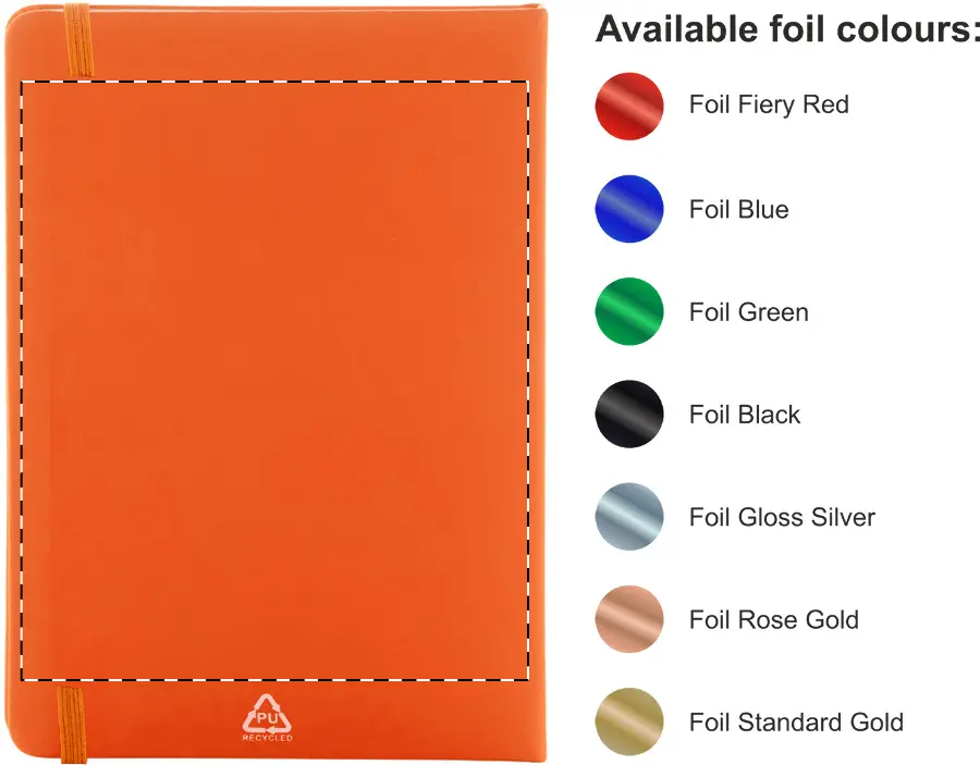 Foil debossing – Back side – foil debossing