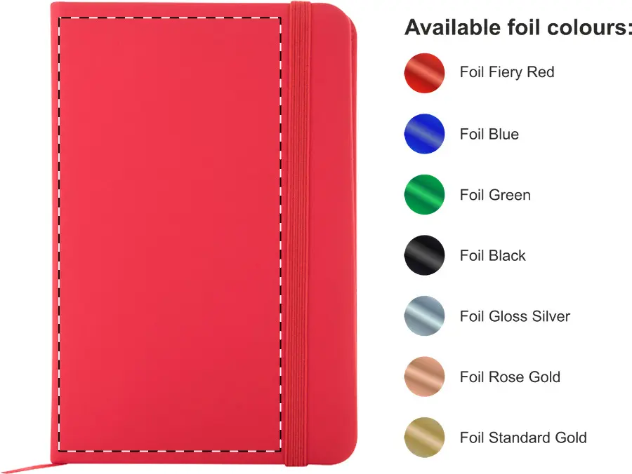 Foil debossing – Front side – foil debossing