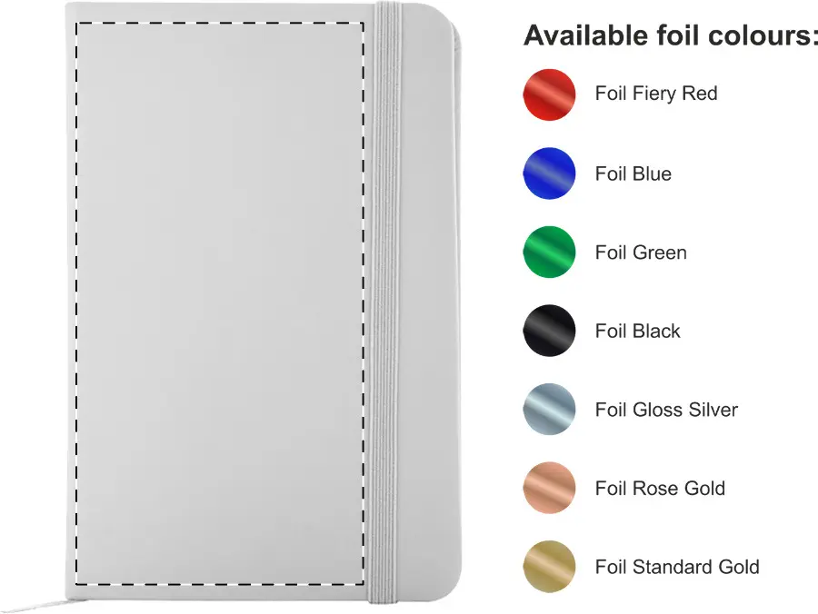 Foil debossing – Front side – foil debossing