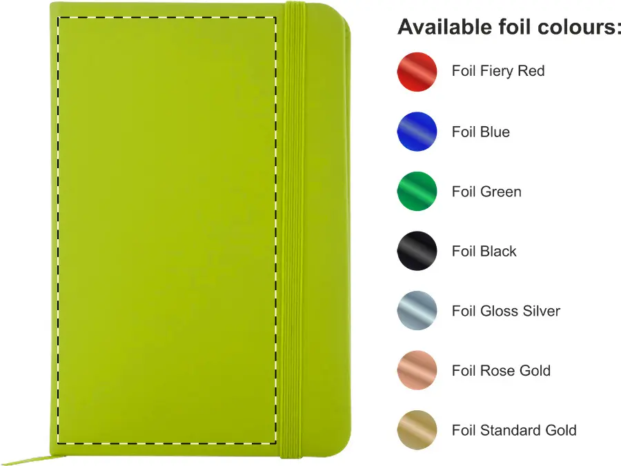 Foil debossing – Front side – foil debossing