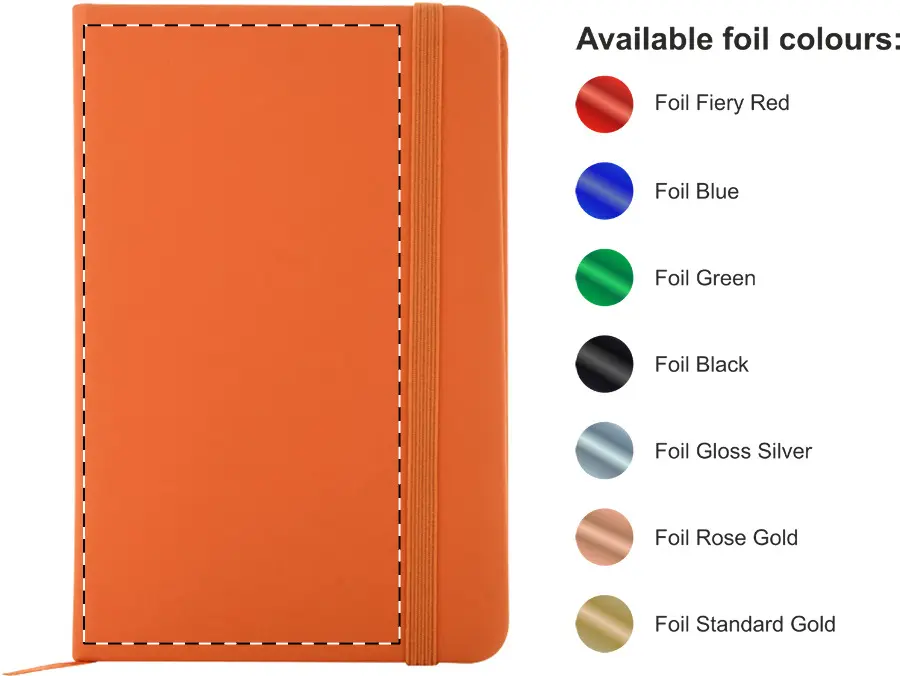 Foil debossing – Front side – foil debossing
