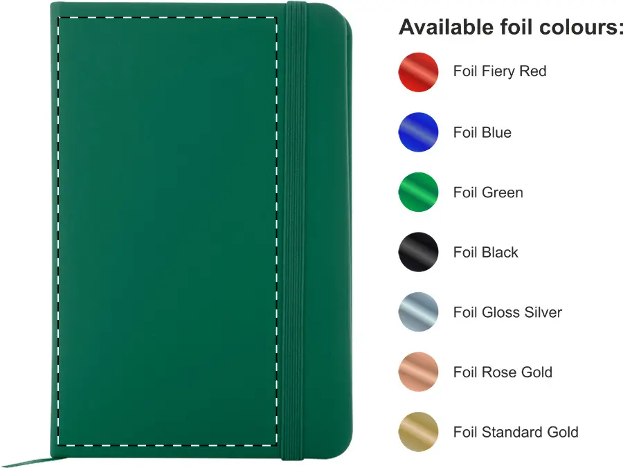 Foil debossing – Front side – foil debossing