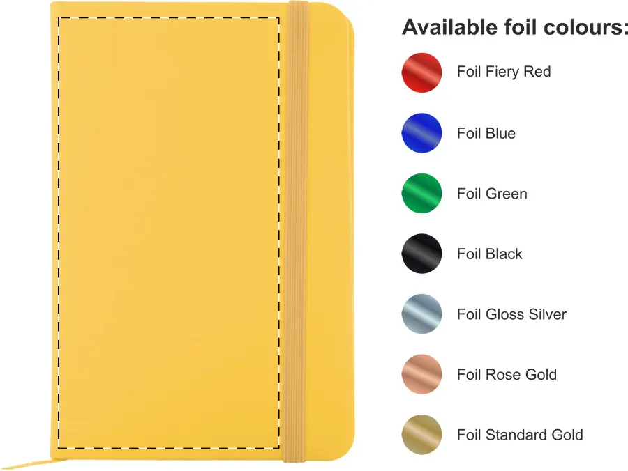 Foil debossing – Front side – foil debossing