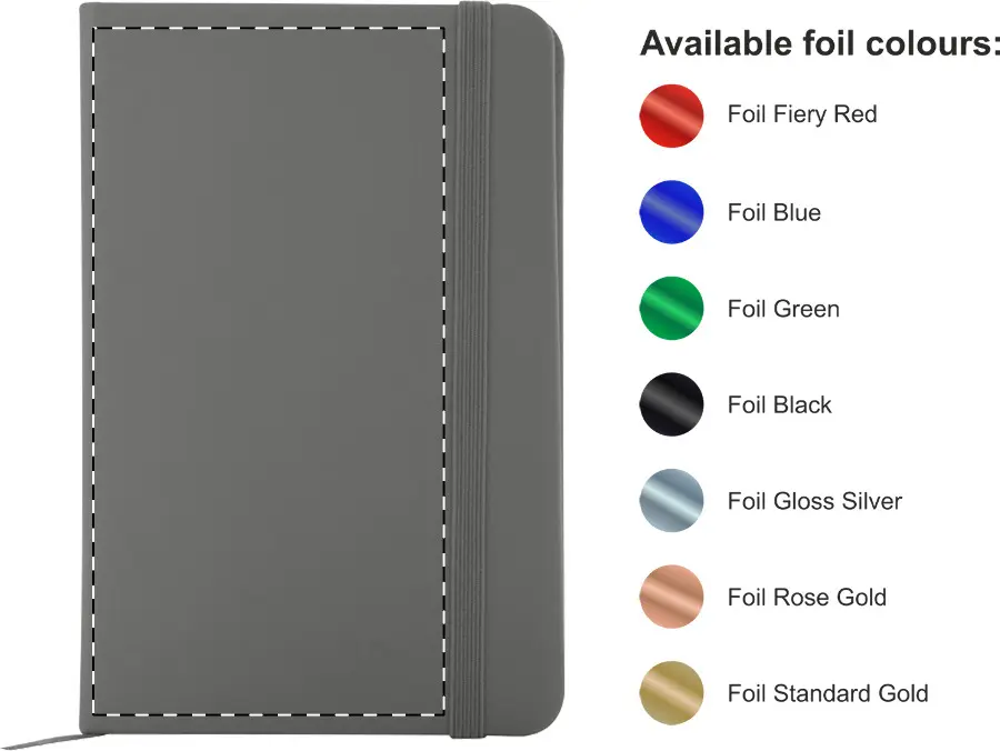 Foil debossing – Front side – foil debossing