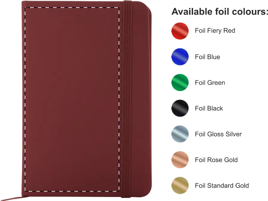Foil debossing – Front side – foil debossing