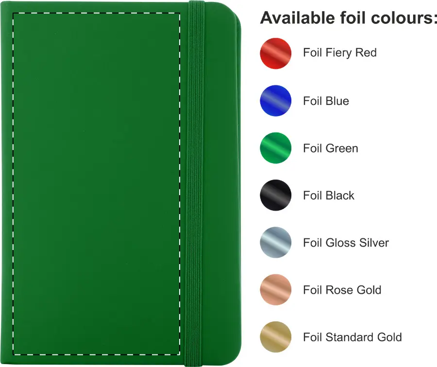 Foil debossing – Front side – foil debossing