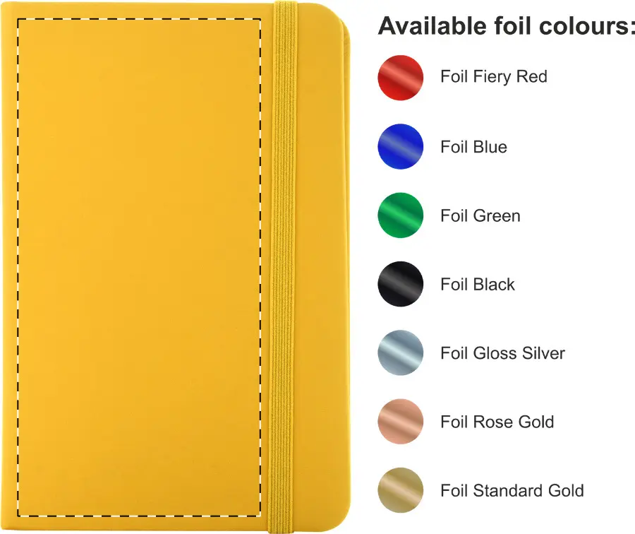 Foil debossing – Front side – foil debossing