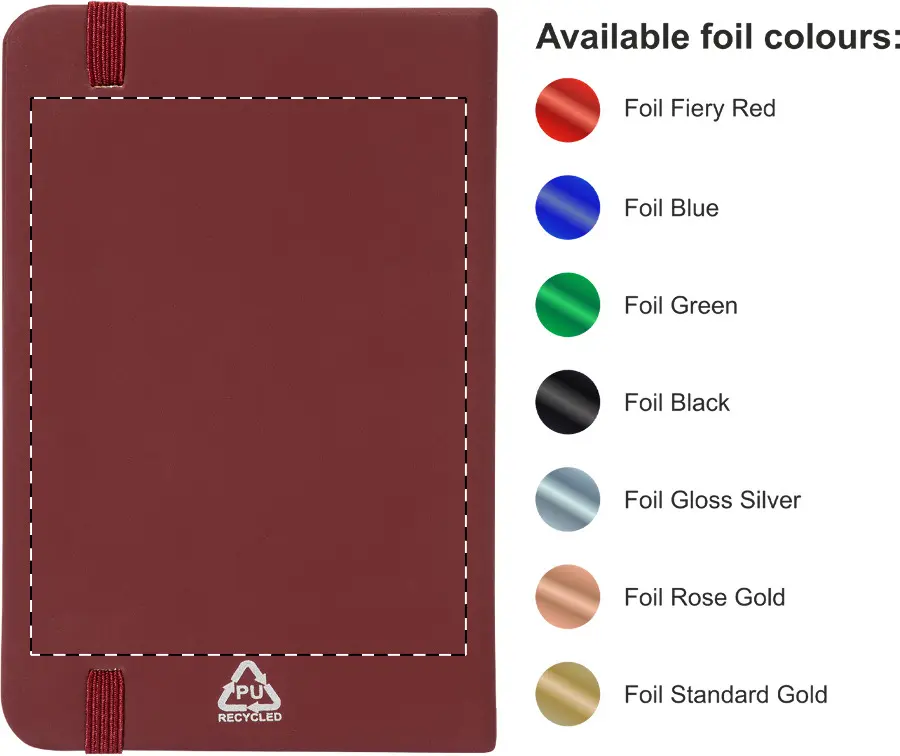 Foil debossing – Back side – foil debossing