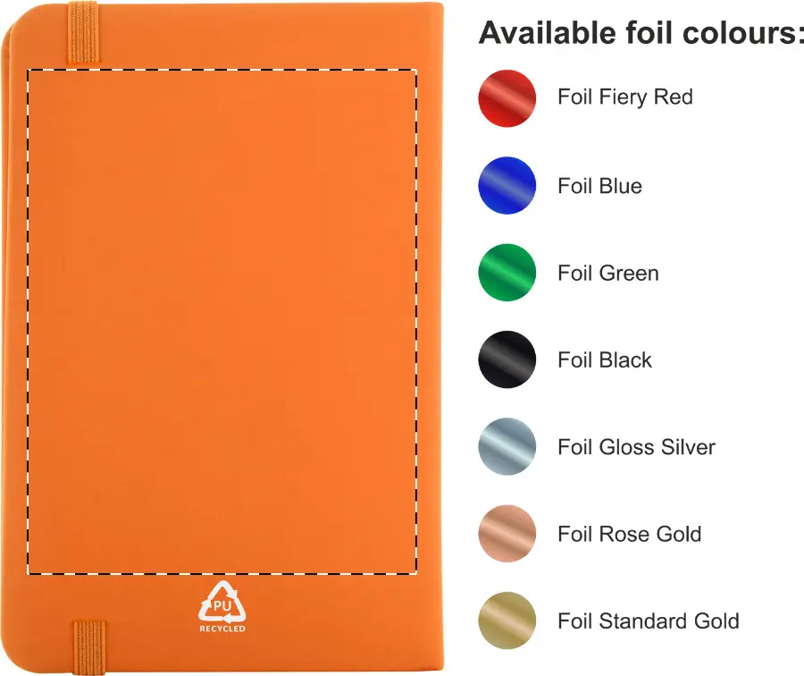 Foil debossing – Back side – foil debossing