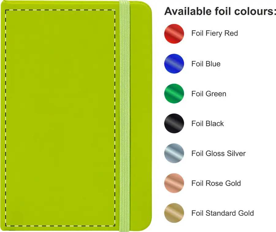 Foil debossing – Front side – foil debossing