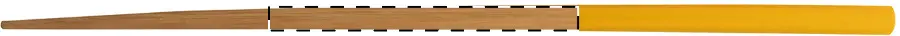 Engraving – Chopstick 1 - bamboo part
