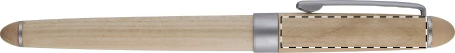 Engraving – Roller pen below clip - left handed