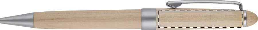 Engraving – Ballpoint pen below clip - right handed