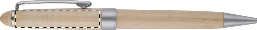 Engraving – Ballpoint pen below clip - left handed