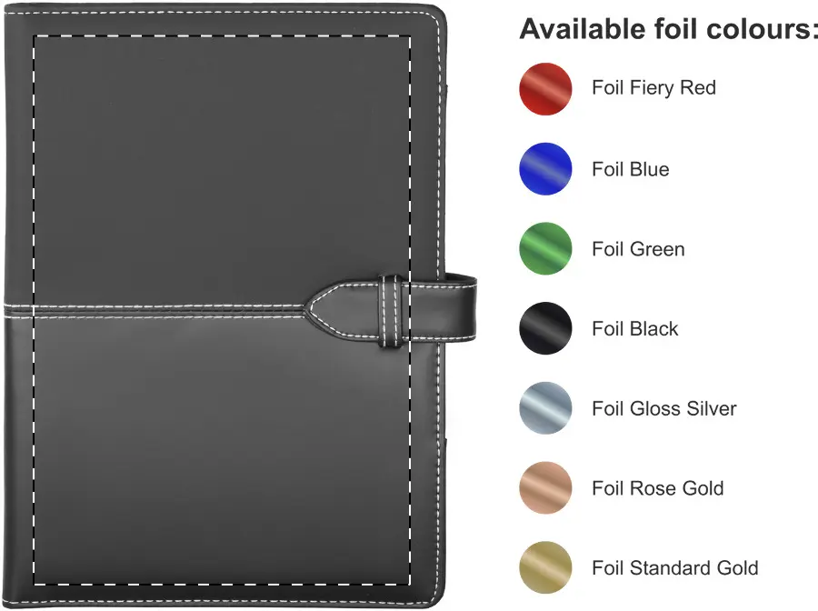 Foil debossing – Front side – foil debossing