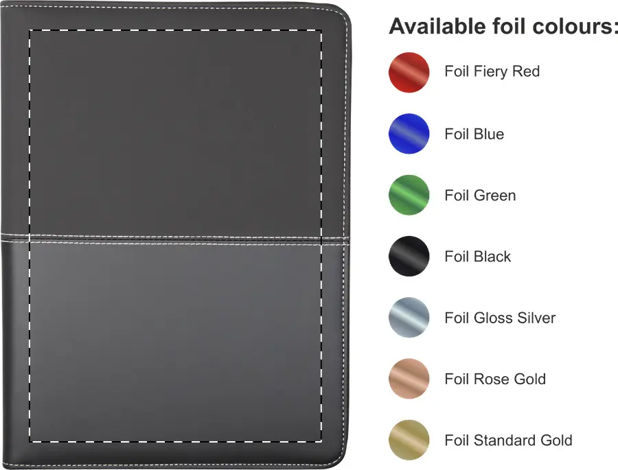Foil debossing – Front side – foil debossing