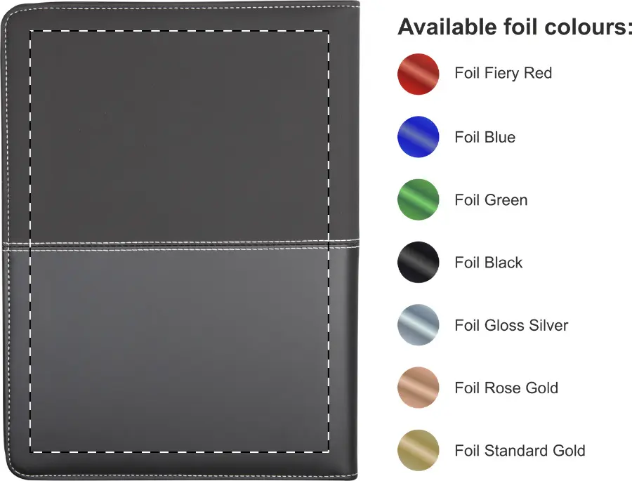 Foil debossing – Back side – foil debossing