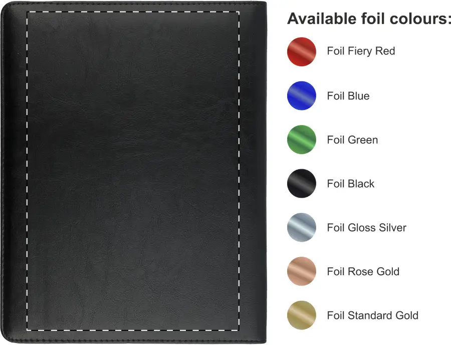 Foil debossing – Back side – foil debossing