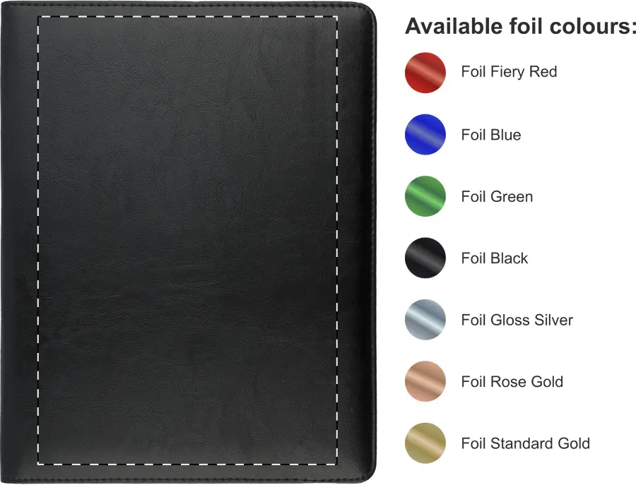Foil debossing – Front side – foil debossing