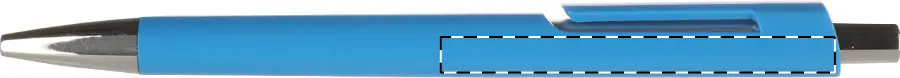 UV LED printing - name printing – Below clip - right handed