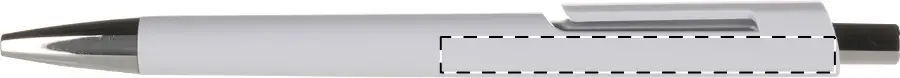 UV LED printing - name printing – Below clip - right handed
