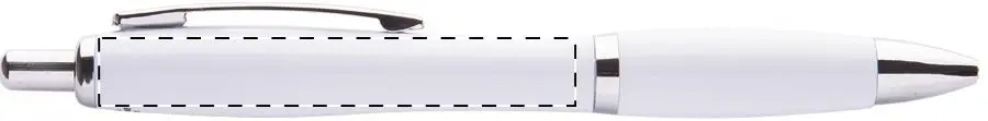 UV LED printing - name printing – Below clip - left handed