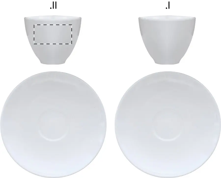 Ceramic printing – Cup 1 - opposite side of handle