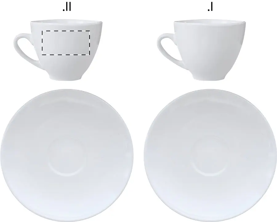 Ceramic printing – Cup 1 - left handed